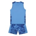 thumbnail image 3 of Baby Boy Outfits Athletic Solid Print Sleeveless Crew Neck Tank Top And Shorts 2 Piece Everyday Wear Baby Boys' Clothing Sets Size 3-4 Years, 3 of 7