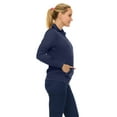thumbnail image 3 of Medichic Scrub Jackets for Woman, Zip Front Nurse Jacket, 4-Way Stretch Fabric Warm Up Coat, 3 of 5