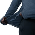 thumbnail image 3 of Men's MSX by Michael Strahan  Navy Buffalo Sabres Fast Track Raglan Long Sleeve Hoodie T-Shirt, 3 of 3
