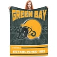 thumbnail image 2 of Green Bay Blanket Gifts for Men Women Youth Fans Lightweight Flannel Throw Blanket Classic Sport Team Color Blankets for Sofa Bedroom Living Room 60" X 50", 2 of 6