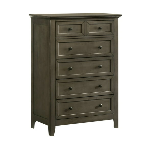 Intercon Furniture San Mateo Youth 5-Drawer Chest Gray
