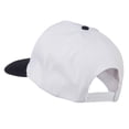 thumbnail image 3 of Grey American Flag Patched Pro Style Cap - Navy White OSFM, 3 of 5