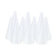 thumbnail image 3 of segolike White Cone Shape Foam DIY Craft Material Holiday Party Accessory Children Table 73mm 10Pcs, 3 of 9