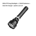 thumbnail image 4 of Greeniant Linterna de buceo Cuerda impermeable Antorcha subacuática Interruptor recargable resistente Iluminación exterior Senderismo Estufas de camping 21.8*6.3*6.3 CM 1 Greeniant OD029744-01, 4 of 6