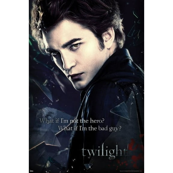 Twilight Edward Broken Glass Laminated Poster (24 x 36)