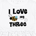 thumbnail image 4 of Inktastic 3rd Birthday Bee Girls Toddler Dress, 4 of 5