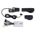 thumbnail image 2 of Kit de conversión de scooter eléctrico, scooter eléctrico con empuñaduras medias y completas, controlador y medidor LCD para motor de 350 W, 24 V, 36 V y 48 V., 2 of 14