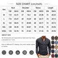 thumbnail image 3 of GrmtClth Shirts for Men 2026 Breathable Vertical Striped Top Comfortable Button Tee Fashion Long Sleeve Blouse Henley Black M, 3 of 4