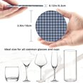 thumbnail image 4 of Posavasos de cuero de 6 piezas, posavasos de tartán de Clan Bell para bebidas, posavasos para tazas, regalo de inauguración de la casa, ideal para la decoración del hogar, 4 of 7