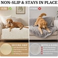 thumbnail image 3 of decorUhome Waterproof Couch Cover for Dogs, Washable Non-Slip Sofa Cover for 3 Cushion Sofa (White, 36"x71"), 3 of 9