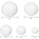 thumbnail image 2 of Linterna de papel colgante blanca inese de 4” 6” 8” 10” 12” Ideal para decoraciones de bodas y fiestas Duradera y reutilizable, 2 of 5