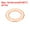 Copper 22 pack 10x16x1mm, variant on Uxcell Flat Copper Washers Copper Flat Sealing Ring Copper 12 pack 22x27x1.5mm