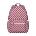 thumbnail image 1 of Retro Checkerboard Backpack Plaid Design and Geometric Checkered Pattern Vintage Travel Bag for Students, 1 of 5