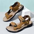 thumbnail image 4 of LASUDRAA Mens Outdoor Hiking Sandals Waterproof Athletic Beach Shoes with Adjustable Straps Non Slip Rubber Sole Comfort Walking Sandals for Summer, 4 of 9