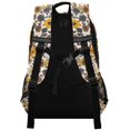 thumbnail image 3 of FORMRS Kids School Backpack Elementary Student Unisex Travel Bookbag with Reflective Stripes, Brown Flowers, 3 of 7