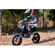 MotoTec Thunder 50cc 2-Stroke Kids Gas Dirt Bike Green
