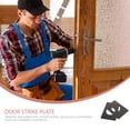 thumbnail image 2 of 2pcs Door Frame Lock Plate Repair Kits Deadbolt Fixing Filler Door Lock Reinforcement Plate, 2 of 5