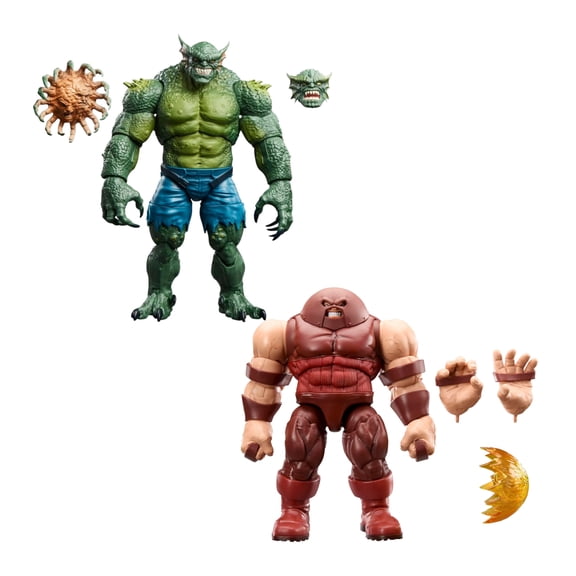 Hasbro Marvel Legends Series Juggernaut and Hulk 6-Inch Action Figures Bundle (2 Items)