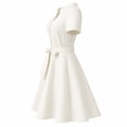 thumbnail image 3 of Vestido George para Mujer, Manga Corta Blanco Talla Eg, 3 of 4