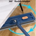 thumbnail image 2 of Billuyoard Trapeador raspador autónomo, cubo de mano grande, herramienta de limpieza, trapeador mágico plano para escaleras, herramienta Suministros de limpieza para el hogar blanco + 2 trapeadores, 2 of 6