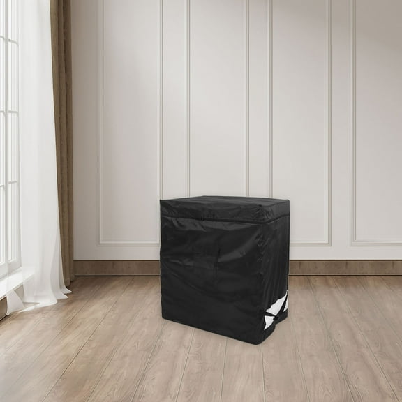 FRCOLOR Protective Upright Freezer Cover Oxford Fabric with Zipper Stand Up Freezer Cover Weatherproof Outdoor Refrigerator Protector for Patio and Deck