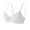 White, variant on YUGYXL Women's Lace Trim Push Up Underwire Bra Comfortable High Support Padded Everyday Bras White