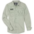 thumbnail image 1 of Ecko Unltd. Camisa tejida con botones Dime City Ls para hombre, gris, extragrande Ecko Unltd. Botones al frente, 1 of 1