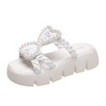 thumbnail image 1 of Zapatillas de punta abierta de cabeza redonda, zapatos de Pu, zapatillas de mujer, sandalias cómodas de moda para mujer, sandalias de vestir de verano 2023, zapatos de mujer 39 Gao Jinjia LED, 1 of 2