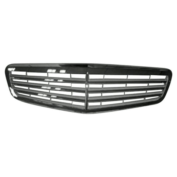 New Aftermarket Premium Fit Chrome / Gray Front Grille 20488012837D11 fits 2008-2009 Mercedes-Benz C230
