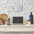 thumbnail image 3 of Stupell Industries Michigan Home State Map Grey Neutral Textured Word Design Canvas Wall Art by Daphne Polselli, 3 of 3