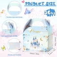thumbnail image 3 of Princess and Prince Treat Boxes - Pink & Blue Crown Cardboard Goodie Boxes for Boy Girl Birthday(24 Pcs,Prince and Princess), 3 of 7