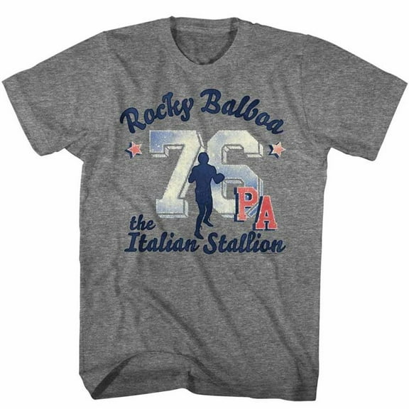 Rocky Athletic 76 Graphite Heather Adult T-Shirt 5Xl