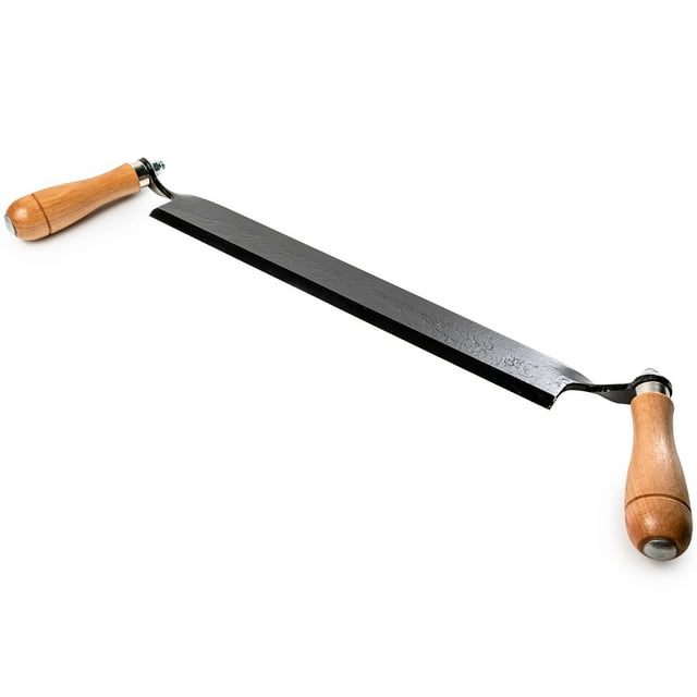 Biltek Couteau Outil de Rasage Droit 13 Pouces - Éplucheur d'Écorce, Couteau à Tirer, Couteau à Dessiner, Rasage à Tirer, Couteau à Raser