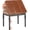 Brown Synthetic Leather, variant on Adjustable Ottoman Pouf, 4 Height Position & 60 Degree Tilt Angle Teddy Bear Fleece Ottomans Foot Stools Pouffe Footstool for Under Desk for Living Room Home Office(Beige Fleece)