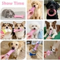 thumbnail image 6 of 2026 New 6 Pack Puppy Teething Toys Small Breed Dog Chew Toys with Rope Cute Plush Squeaky Dog Toys Soft Rubber Puppy Toys Set for Cleaning Teeth Interactive Pet Doggy Bone Toys (Pink), 6 of 7