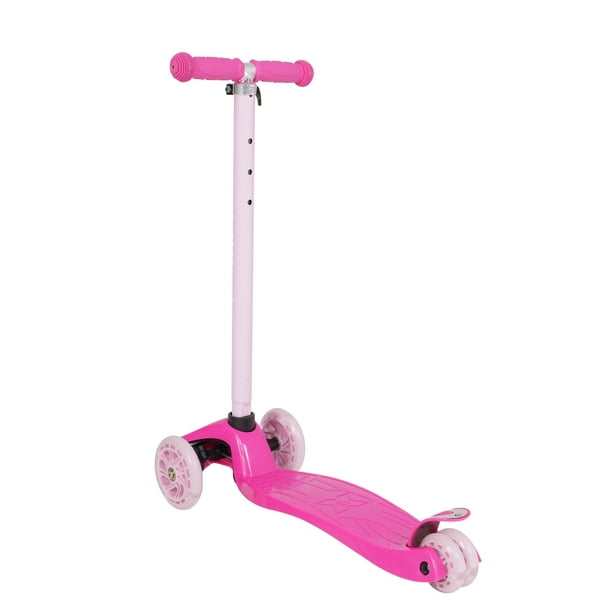 Scooter para nino y nina de 3 ruedas Patin infantil ajustable con manubrio para Ninos de 3 Anos en Adelante Material Polipropileno Aluminio y PU Juguete Montable para Nino Walmart en linea