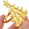 thumbnail image 4 of Festival Metal Christmas Tree Napkin Holder Elegant Desktop Decoration For Holiday Parties Dinnerware Accessories, 4 of 9