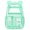 Green 16in, variant on Heavy-Duty Transparent Backpack 16/17.5/19in TPU Large Capacity See-Through Bag 19in with Shoe Compartment for Daily Travel