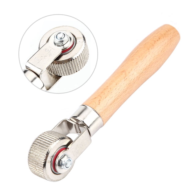Rouleau de Roulement de Pneu, Outil de Réparation de Patch de Pneu en Bois, Outil de Roulement Portable pour Réparation de Voiture