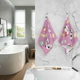 thumbnail image 6 of Cartoon Panda and Fruit Towels, 2 PCS, Super Soft Absorbent Hand Towel Cotton Bath Towels for Bathroom Hotel Kitchen Spa Gym 16 X 28 Inches, 6 of 7