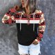 thumbnail image 4 of Sudaderas con capucha para mujer, sudadera con capucha azteca para mujer, suéter con estampado geométrico, camiseta de manga larga con cuello de tortuga, jersey con cordón, sudaderas con bolsillo Fridja fhghd3033, 4 of 7