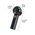 thumbnail image 3 of ZhyrZng 2025 New High-speed Refrigeration Fan Handheld USB Brushless Intelligent Digital Display 100 Mini Portable Fan Mini Fan Black Portable Desktop Handhold Waist Fan, 3 of 6