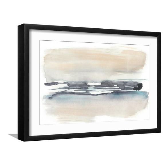 Art.com Wending Horizon I Art Print by Jennifer Goldberger, Black Frame Wall Art, 23" x 17"