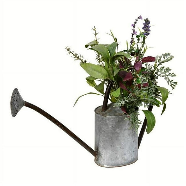Vickerman FG191016 16.5 in. Potted Herb in Water Can
