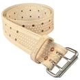 thumbnail image 4 of Leather Carpenters Tool Belt - Embossed Basketweave and Stitched, 4 of 10