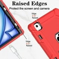 thumbnail image 6 of SUPNICE Case for iPad Air 11 inch M2 2024 Air 6th /10.9 Air 5th 2022/Air 4th 2020, Protective Cover with Kickstand Case for iPad Air 6 5 4 Generation, Red, 6 of 7
