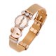 thumbnail image 1 of Pulseras para mujer, regalos para mujer, pulsera redonda conmemorativa de acero inoxidable, pulsera con letras, regalo para hija, pulsera de acero inoxidable, 1 of 3