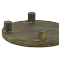 thumbnail image 6 of Pemberly Row 11.75" 3 Leg Wood Stand in Dark Brown Finish, 6 of 7