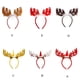 thumbnail image 3 of Christmas elk headband antler headband cute antler headband headbandRed Antlers, 3 of 5