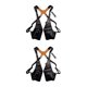 thumbnail image 1 of Yuarrent Bolso de hombro duradero para bolso, hebilla ajustable, billetera para el pecho y las axilas, bolso de pecho agradable para la piel, Negro 2Conjunto, 1 of 6